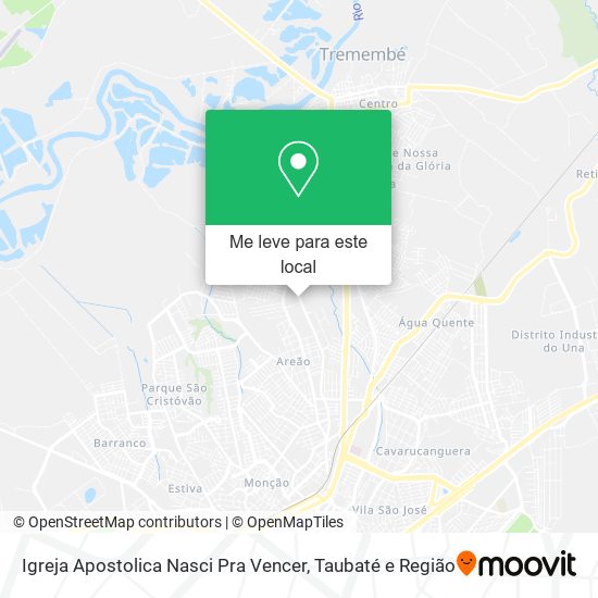 Igreja Apostolica Nasci Pra Vencer mapa