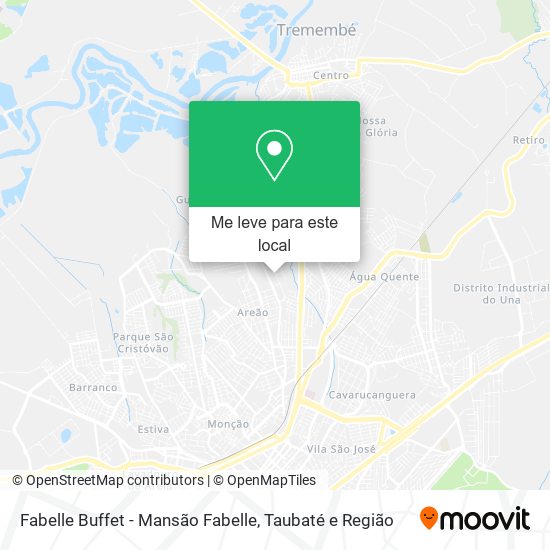 Fabelle Buffet - Mansão Fabelle mapa