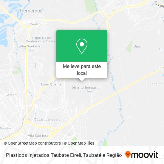 Plasticos Injetados Taubate Eireli mapa