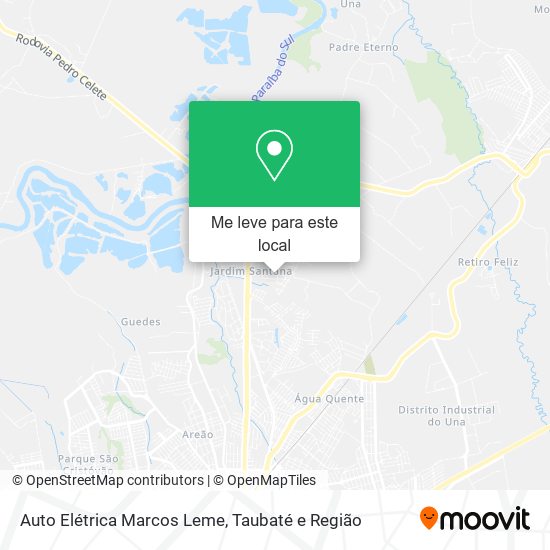 Auto Elétrica Marcos Leme mapa