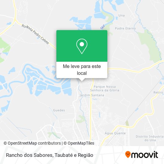 Rancho dos Sabores mapa
