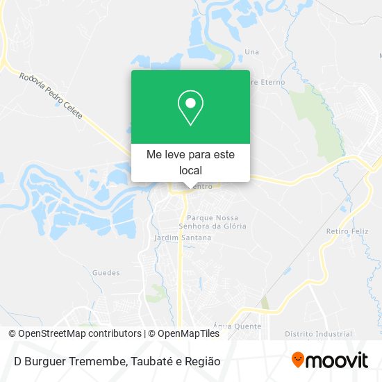 D Burguer Tremembe mapa