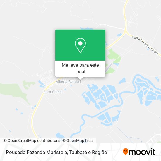 Pousada Fazenda Maristela mapa