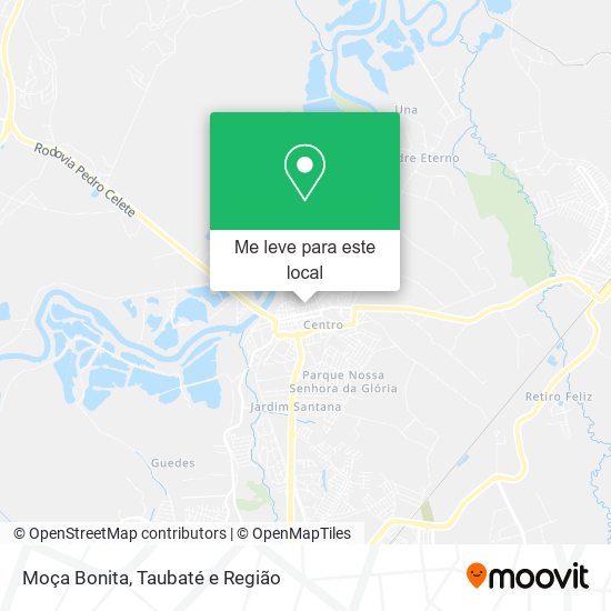 Moça Bonita mapa