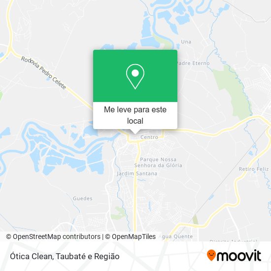 Ótica Clean mapa