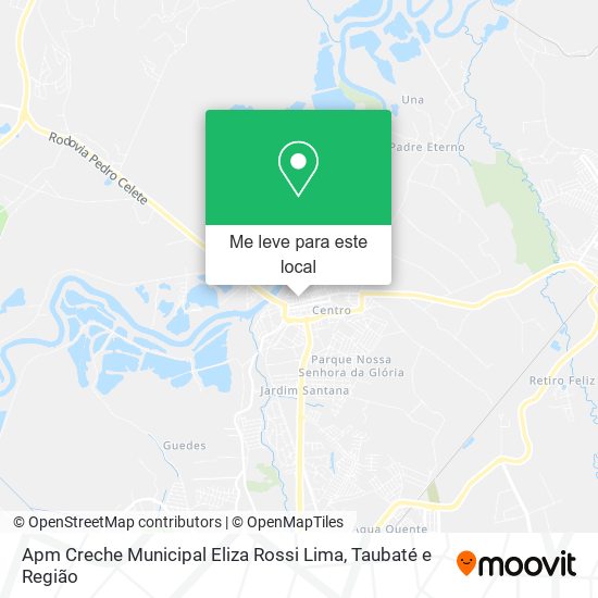 Apm Creche Municipal Eliza Rossi Lima mapa