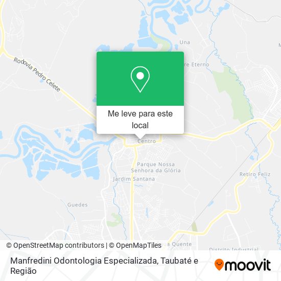 Manfredini Odontologia Especializada mapa