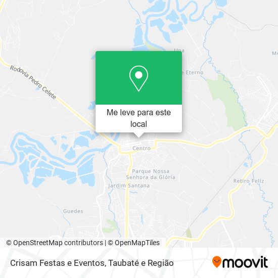 Crisam Festas e Eventos mapa