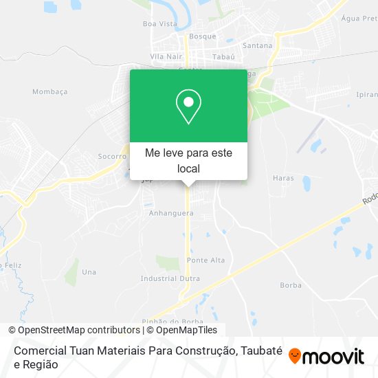 Comercial Tuan Materiais Para Construção mapa