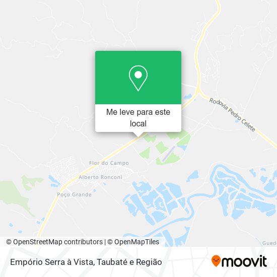 Empório Serra à Vista mapa