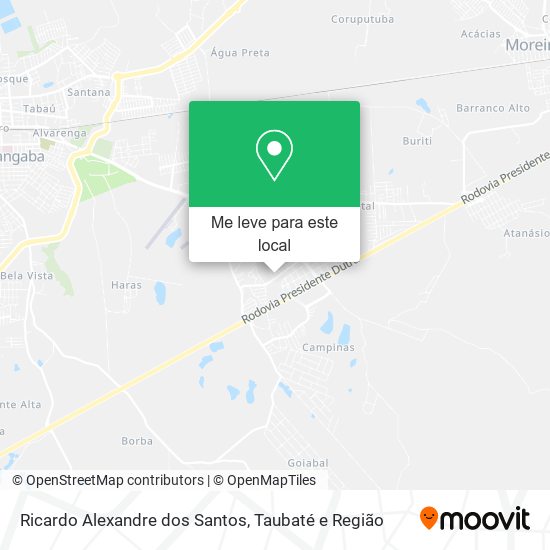 Ricardo Alexandre dos Santos mapa