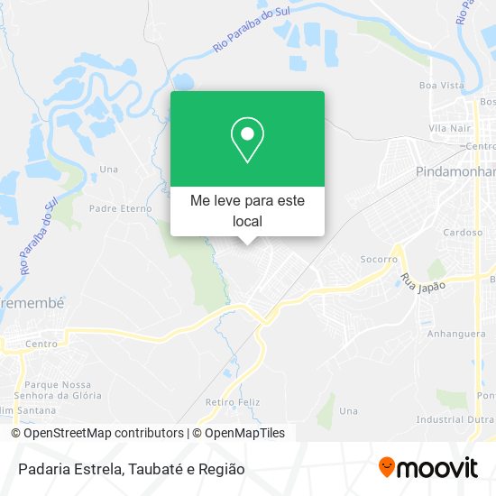 Padaria Estrela mapa