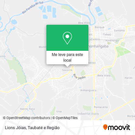 Lions Jóias mapa