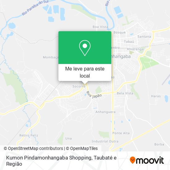 Kumon Pindamonhangaba Shopping mapa