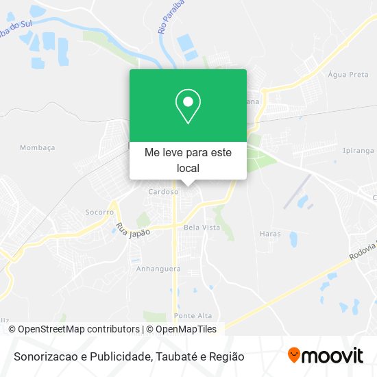 Sonorizacao e Publicidade mapa