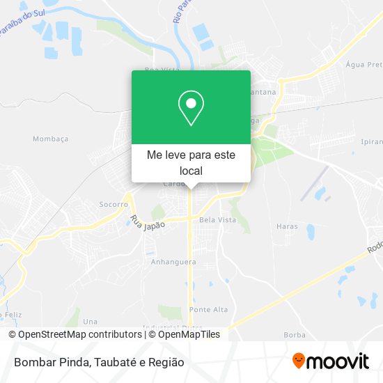 Bombar Pinda mapa