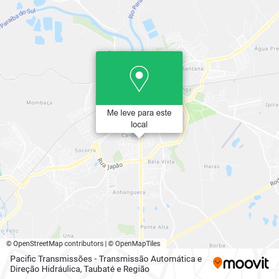 Pacific Transmissões - Transmissão Automática e Direção Hidráulica mapa