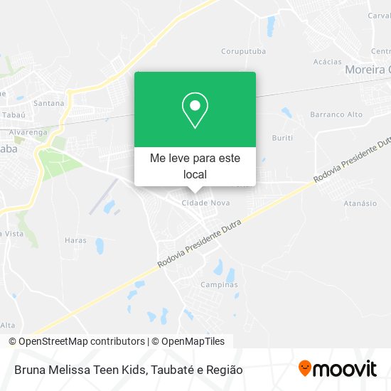 Bruna Melissa Teen Kids mapa