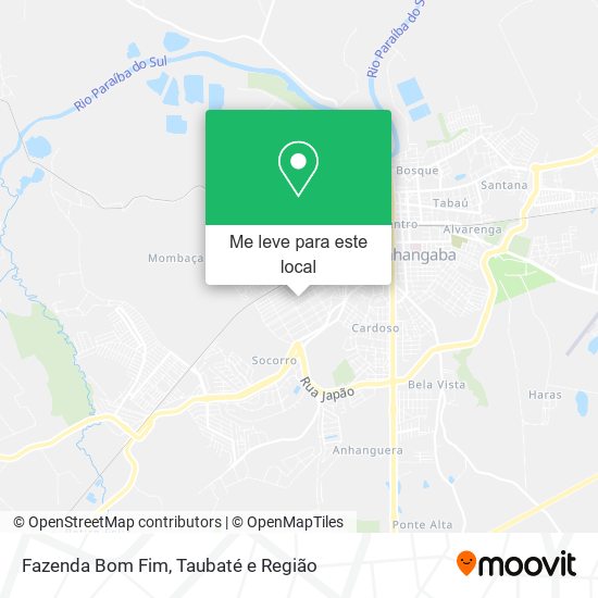 Fazenda Bom Fim mapa