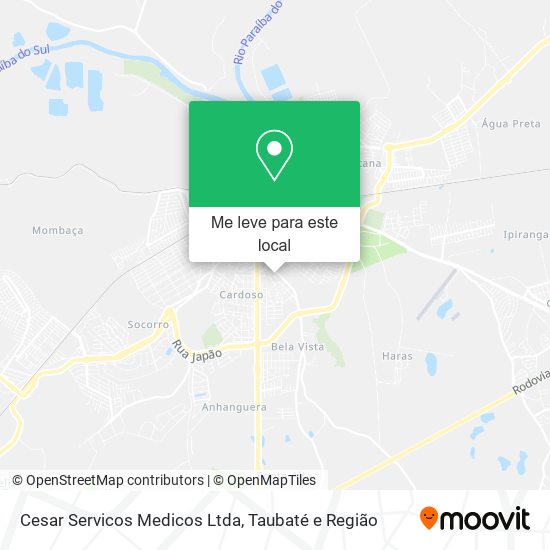 Cesar Servicos Medicos Ltda mapa