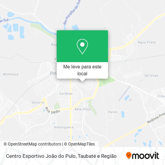 Centro Esportivo João do Pulo mapa