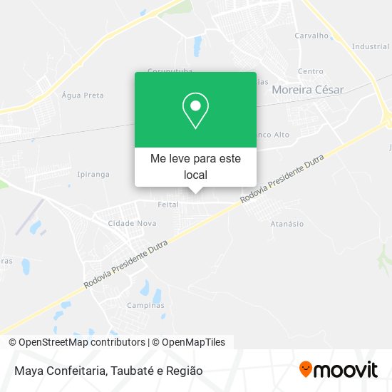 Maya Confeitaria mapa
