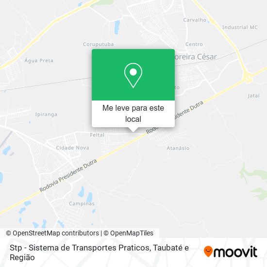 Stp - Sistema de Transportes Praticos mapa