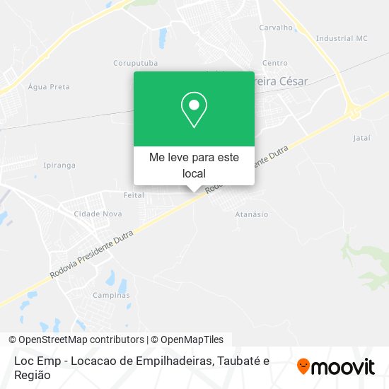 Loc Emp - Locacao de Empilhadeiras mapa