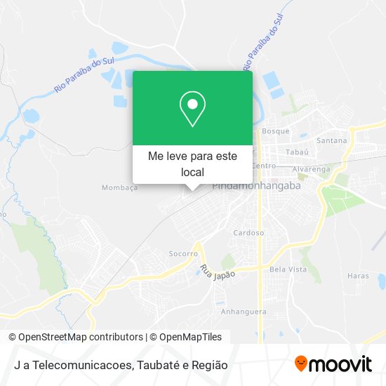 J a Telecomunicacoes mapa