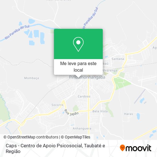 Caps - Centro de Apoio Psicosocial mapa