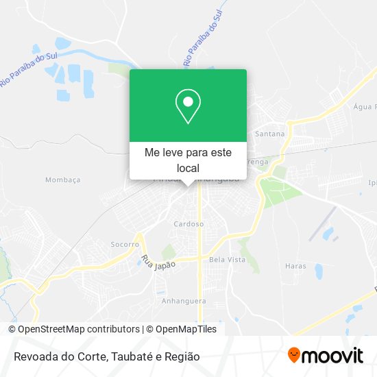 Revoada do Corte mapa