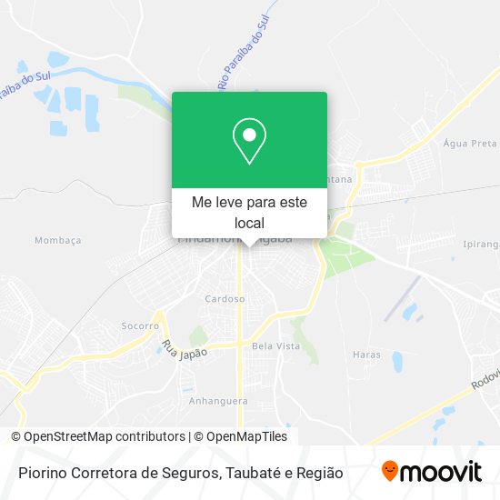 Piorino Corretora de Seguros mapa