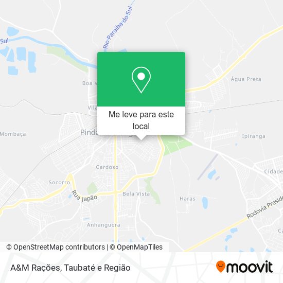 A&M Rações mapa