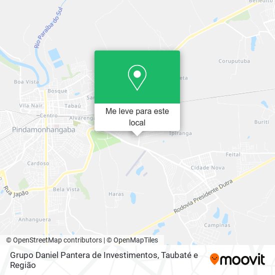 Grupo Daniel Pantera de Investimentos mapa