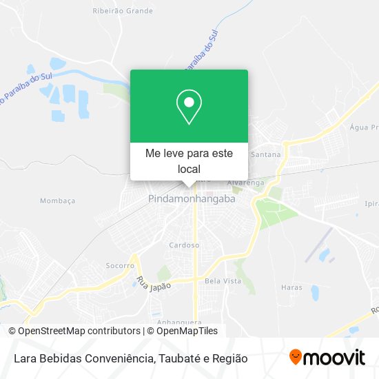 Lara Bebidas Conveniência mapa