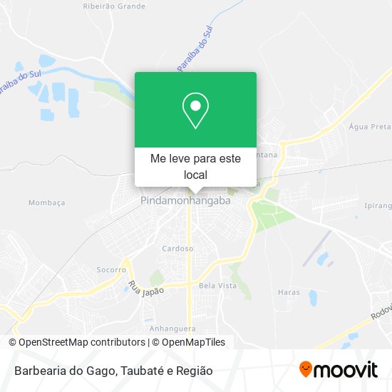 Barbearia do Gago mapa