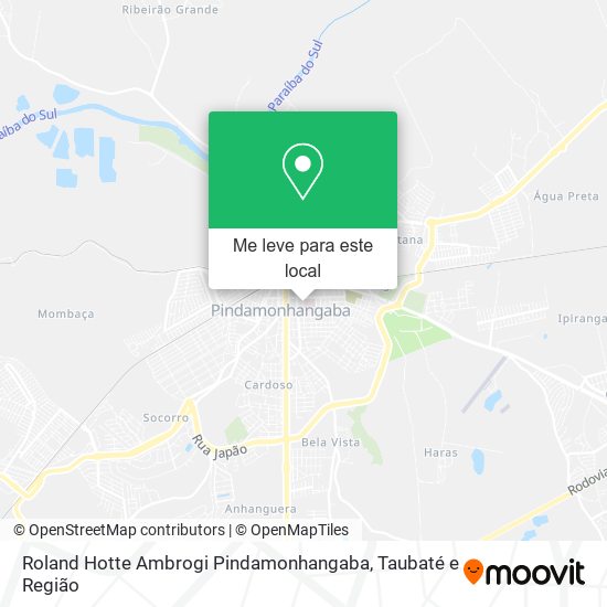 Roland Hotte Ambrogi Pindamonhangaba mapa