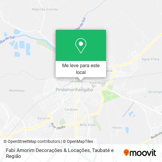 Fabi Amorim Decorações & Locações mapa