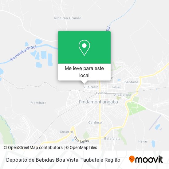 Depósito de Bebidas Boa Vista mapa