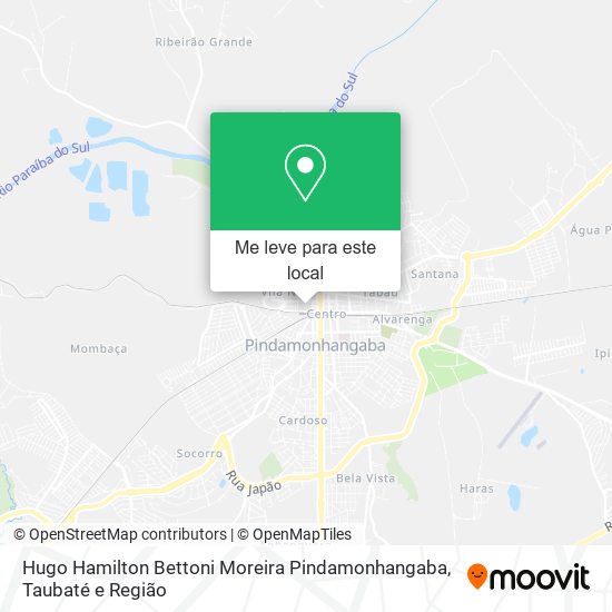 Hugo Hamilton Bettoni Moreira Pindamonhangaba mapa