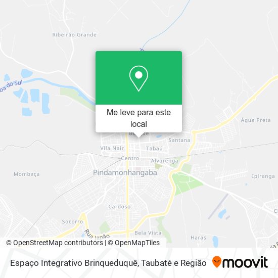 Espaço Integrativo Brinqueduquê mapa