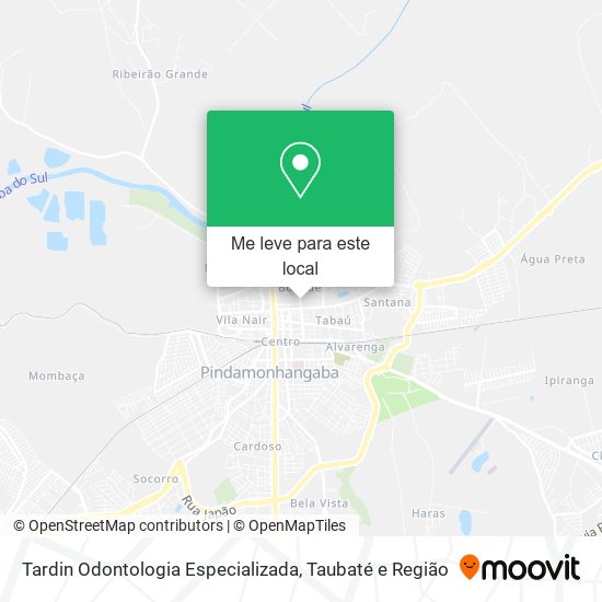 Tardin Odontologia Especializada mapa