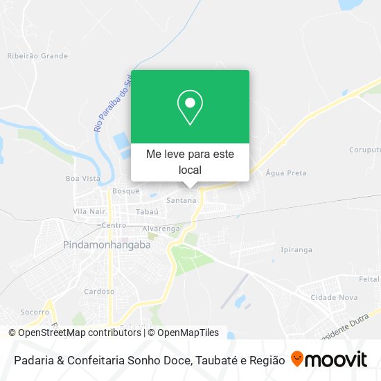 Padaria & Confeitaria Sonho Doce mapa