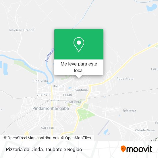 Pizzaria da Dinda mapa