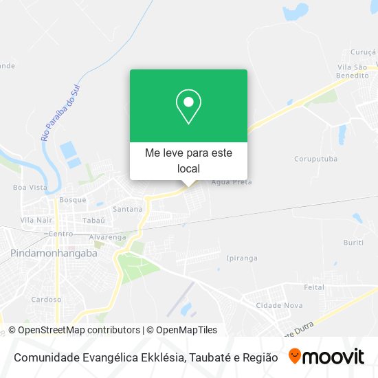 Comunidade Evangélica Ekklésia mapa