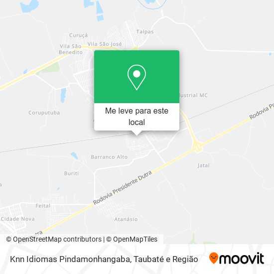 Knn Idiomas Pindamonhangaba mapa