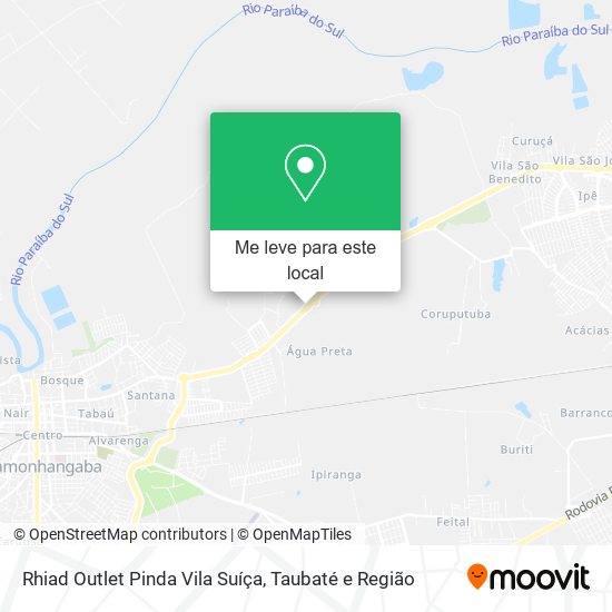 Rhiad Outlet Pinda Vila Suíça mapa