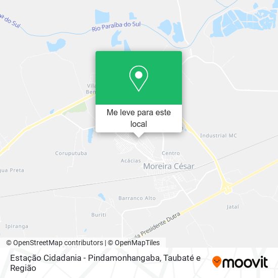 Estação Cidadania - Pindamonhangaba mapa