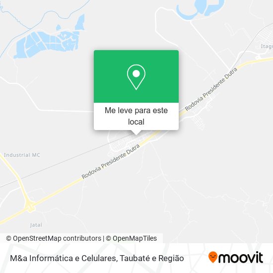 M&a Informática e Celulares mapa