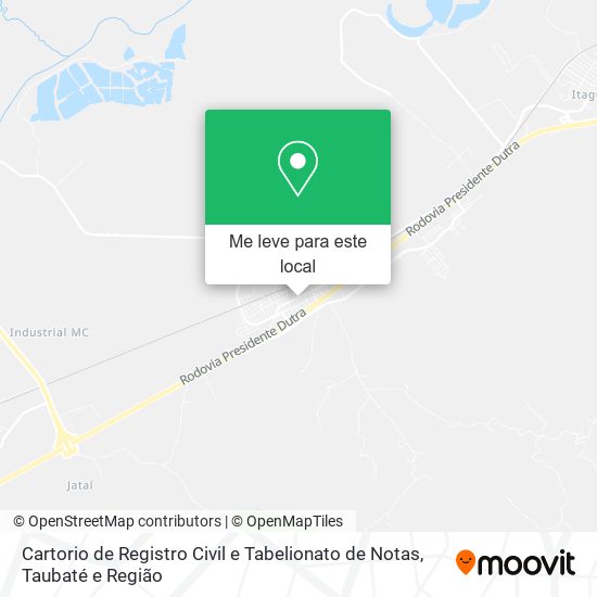 Cartorio de Registro Civil e Tabelionato de Notas mapa